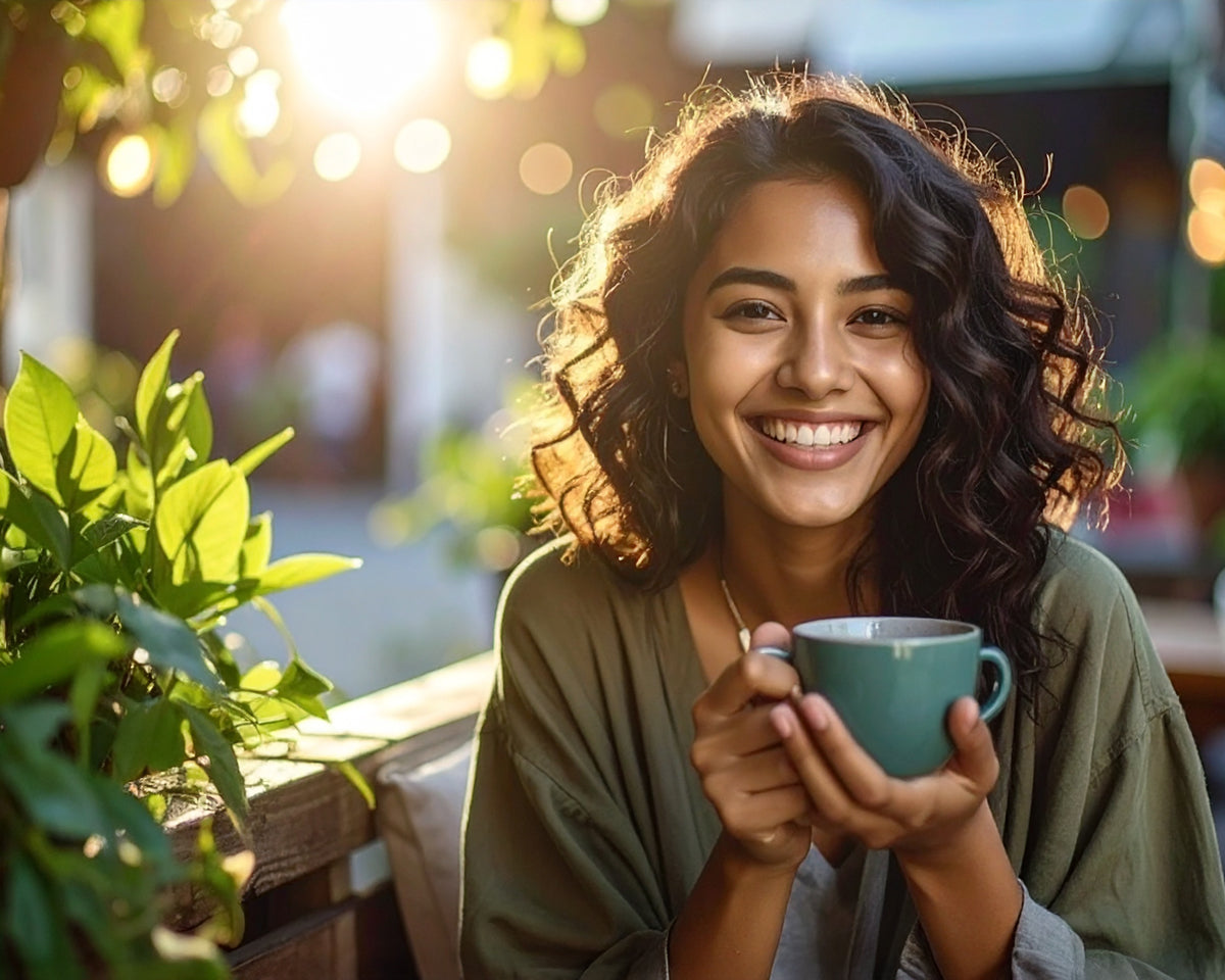 Kop kruidenthee met pure detoxkruiden zonder toegevoegde aroma’s
