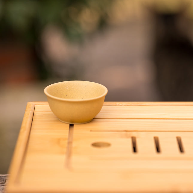 Yixing Clay Tea Cup – geel