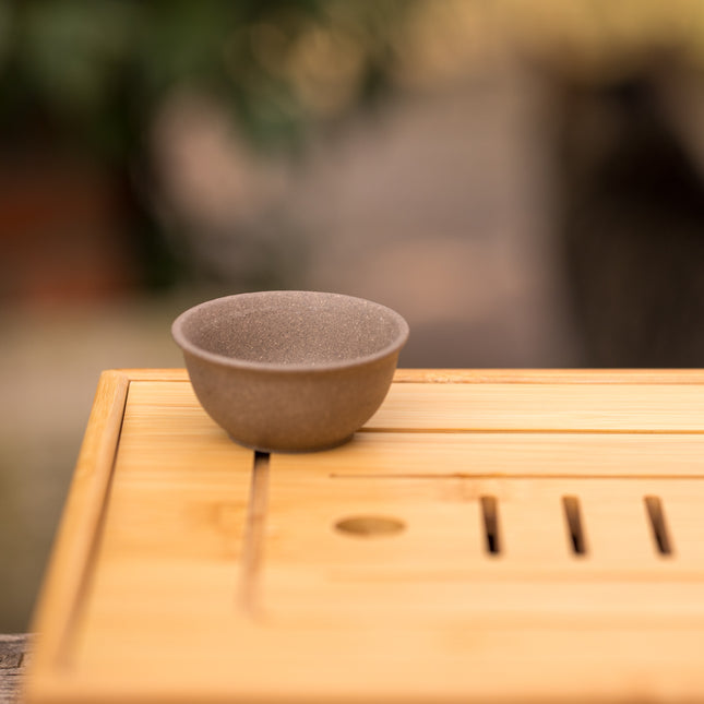 Yixing Clay Tea Cup – grijs