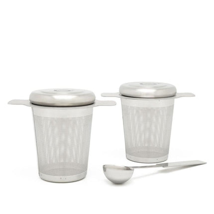Bredemeijer Twee theefilters met theemaatlepel