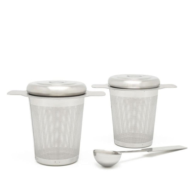 Bredemeijer Twee theefilters met theemaatlepel