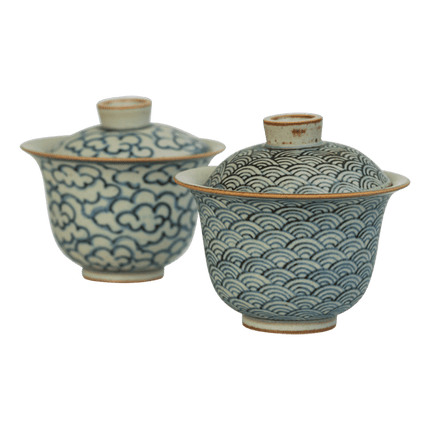 De Theeplantage Handgemaakte Qinghua Gaiwan