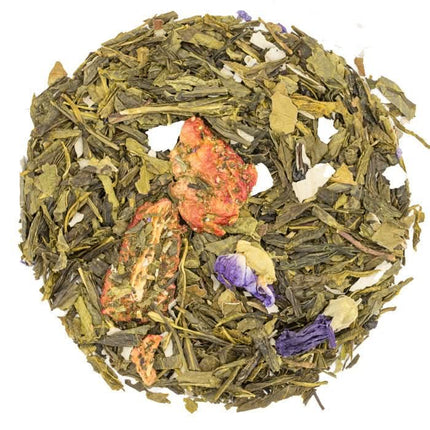 De Theeplantage Ice tea green strawberry biologisch