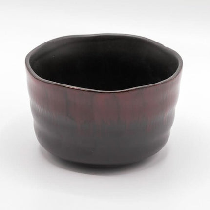 De Theeplantage Matcha bowl zwart-rood