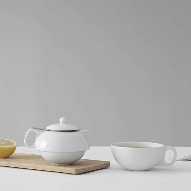 De Theeplantage theeset tea for one – jaimi van viva scandinavia (wit)