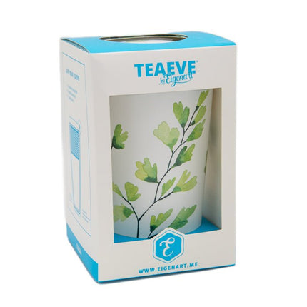 Eigenart TEAEVE Trees groen - mok met zeefje