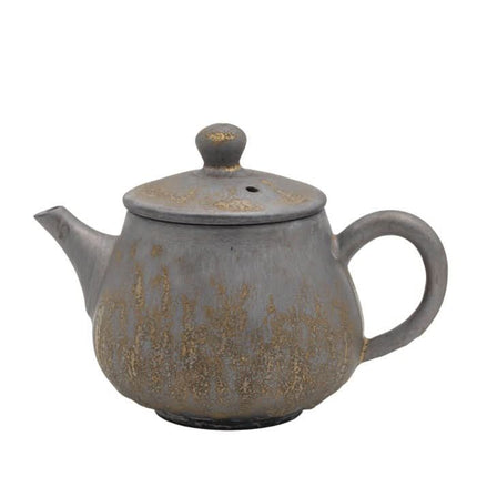 Gohobi Keramische theepot 180 ml met metallic glazuur
