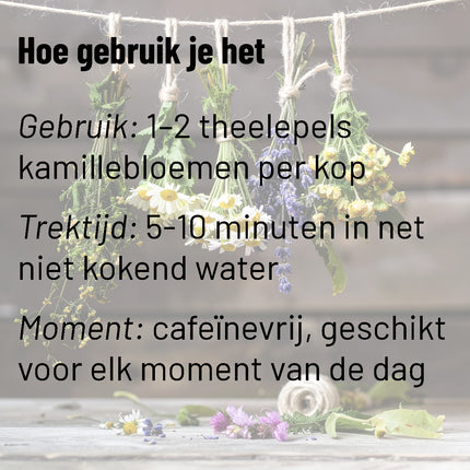 Kamille Biologisch premium thee