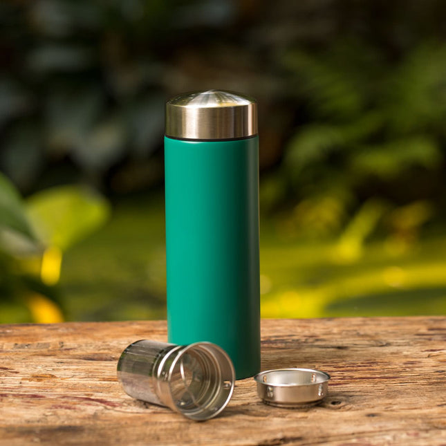 Isolerende theefles 350 ml – Forest Green