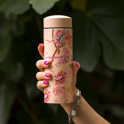 Yoko Design Bali thermosfles 350ml – geïsoleerde theefles met tropische look