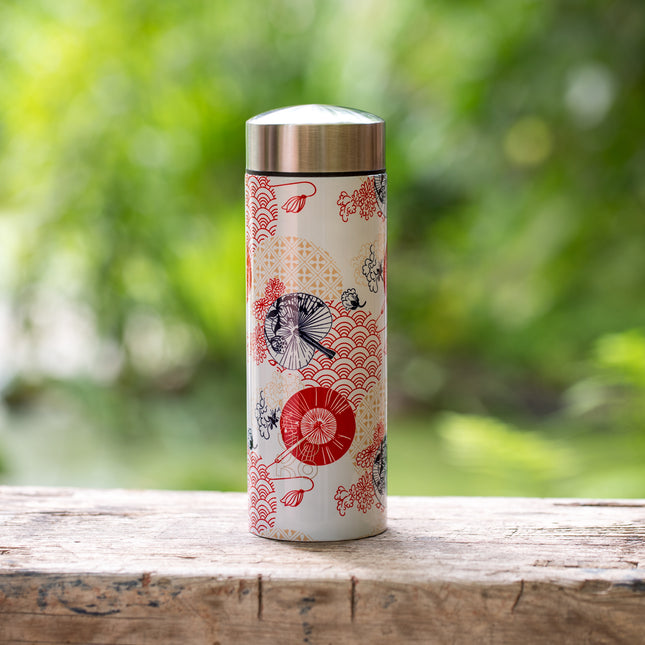 Yoko Design Japan thermosfles 350ml – dubbel filter & thermisch RVS