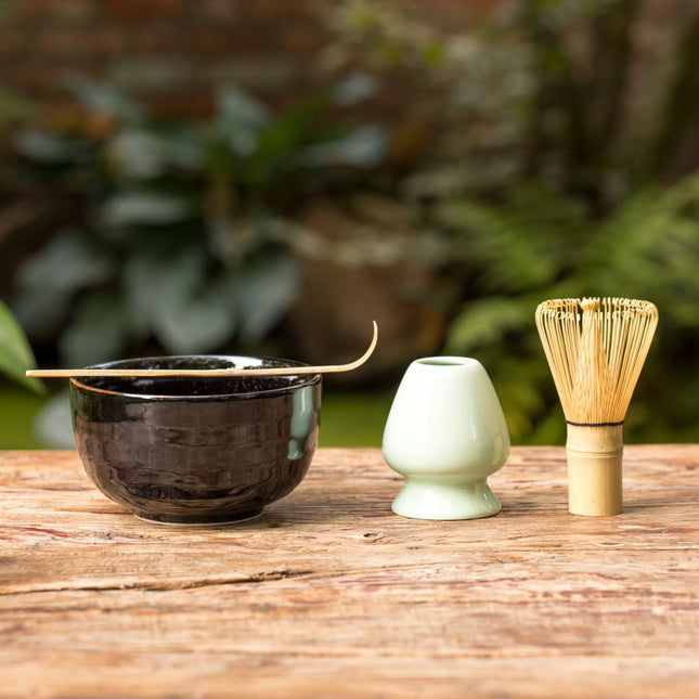 Matcha set – kom, chasen, chashaku en houder