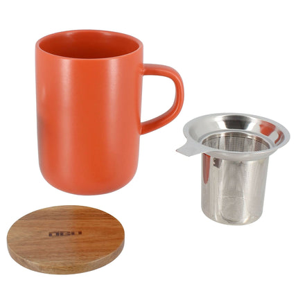 Ogo Living Oranje mok met filter