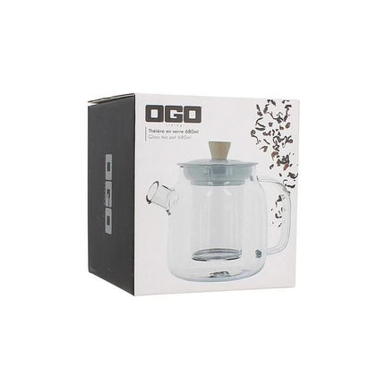 Ogo Living Oscar glazen theepot 550 ML