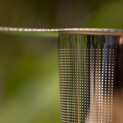 RVS theefilter met lekbakje – microperforatie