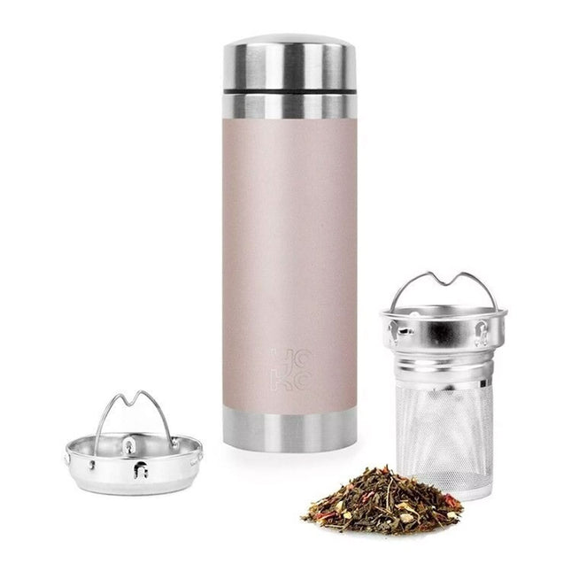 Isolerende theefles 350 ml – Rose Gold