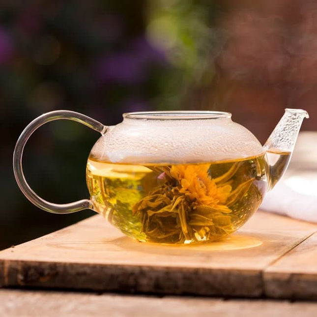 Trendglas Jena Glazen theepot Miko van hittebestendig borosilicaatglas inhoud 1,2 liter