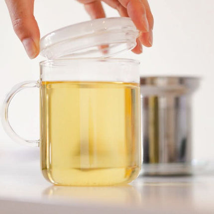 Trendglas Jena Thee mok met filter en deksel
