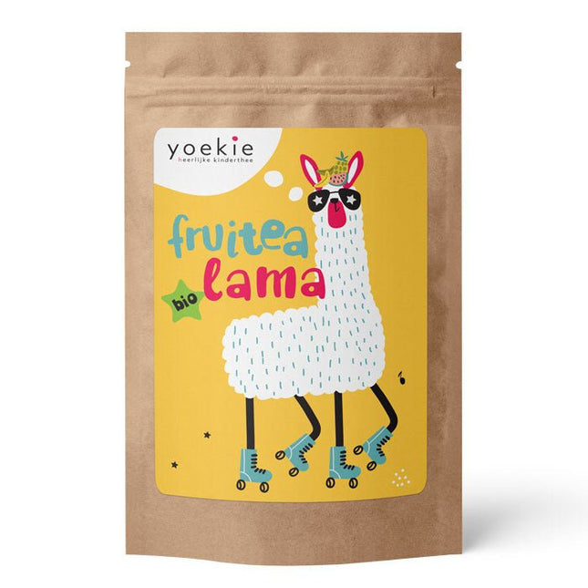 Yoekie kinderthee Fruitea lama - losse kinder-fruitthee biologisch
